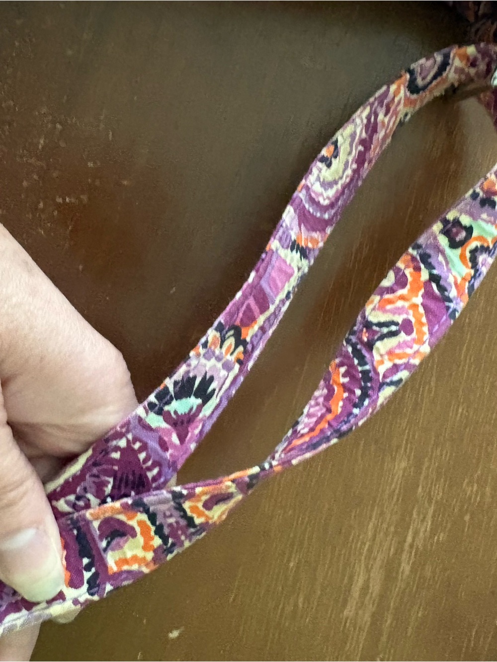 Vera Bradley Purple Paisley Crossbody Bag - Picture 16 of 16